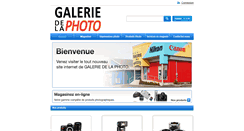 Desktop Screenshot of galeriedelaphoto.com